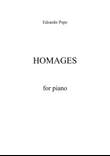 Homages, for solo piano