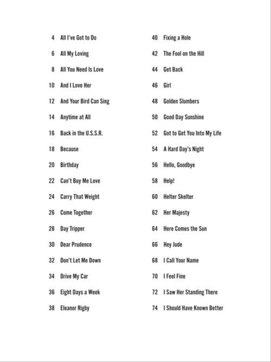 The Beatles – Strum Together Banjo scores gallery preview page 3