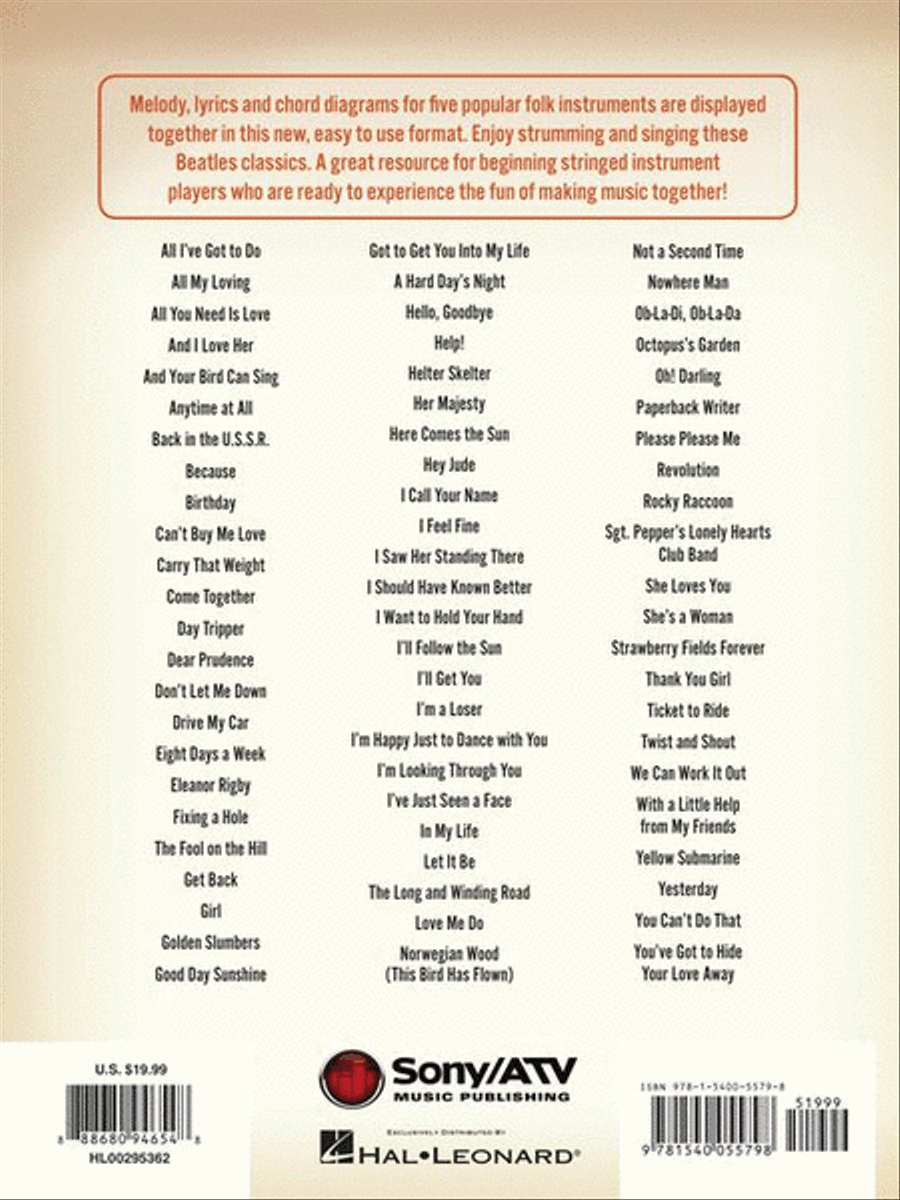 The Beatles – Strum Together Banjo scores gallery preview page 9