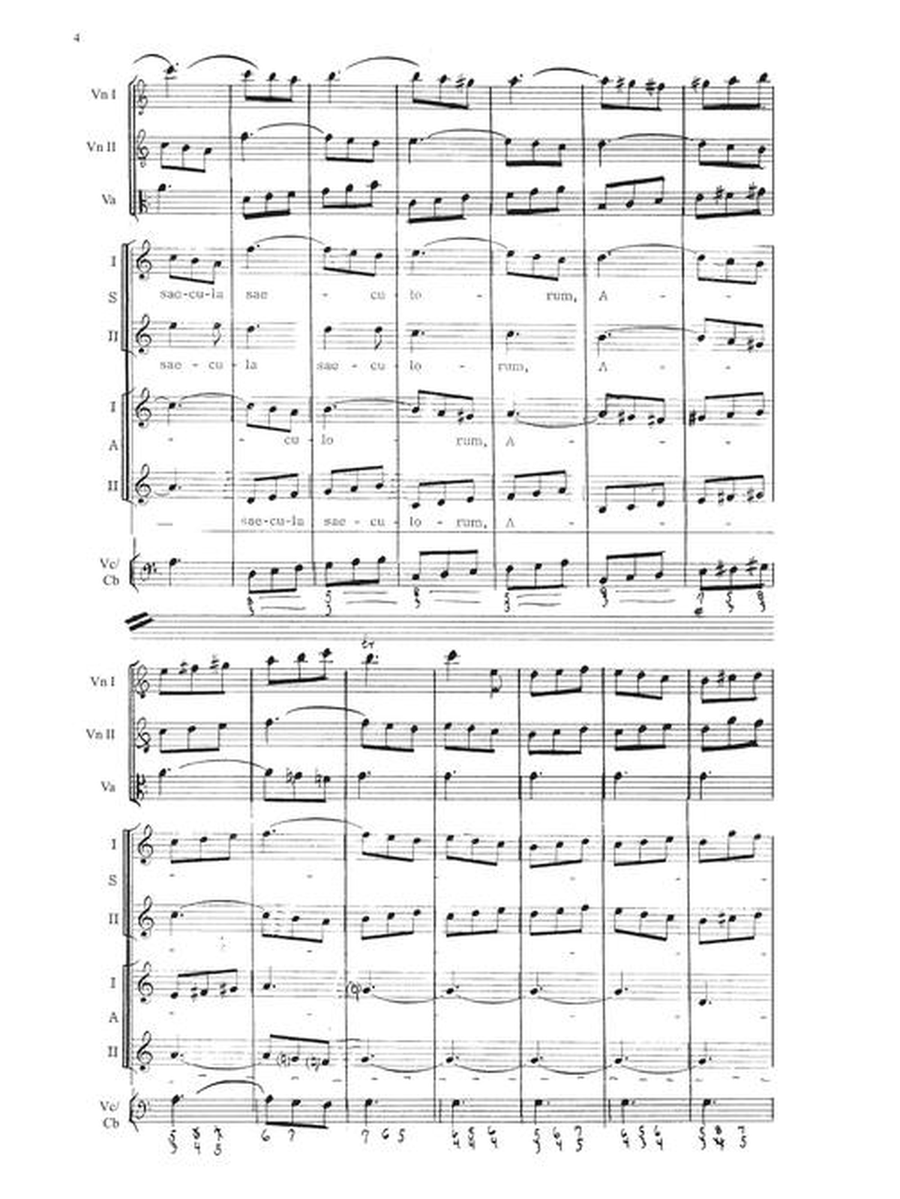 Sicut Erat from Magnificat Score scores gallery preview page 5