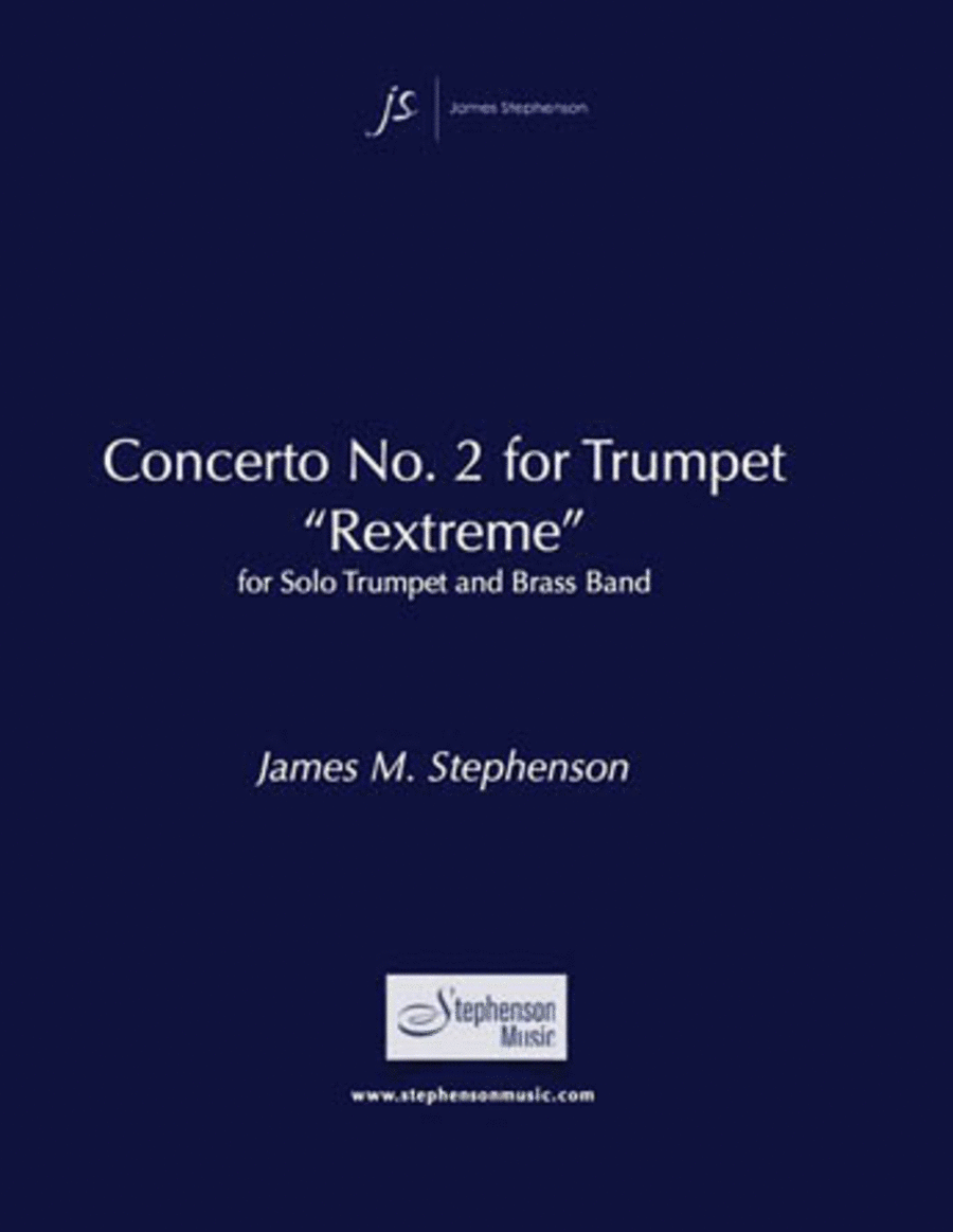 Concerto No. 2 for Trumpet (“Rextreme”) Concert Band scores gallery preview page 1