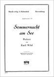 Sommernacht am See, Walzer