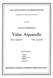 Valse Aquarelle