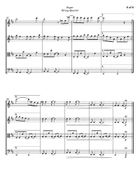 Sugar String Quartet scores gallery preview page 6