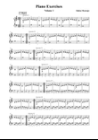 Piano Exercises Volume 1