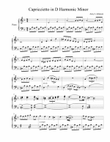 Capriccietto in D Harmonic Minor