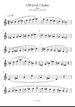 CM Flute Scales Level 2