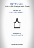 DAY BY DAY (Violin & Bb Trumpet with Piano - Score & Part included)