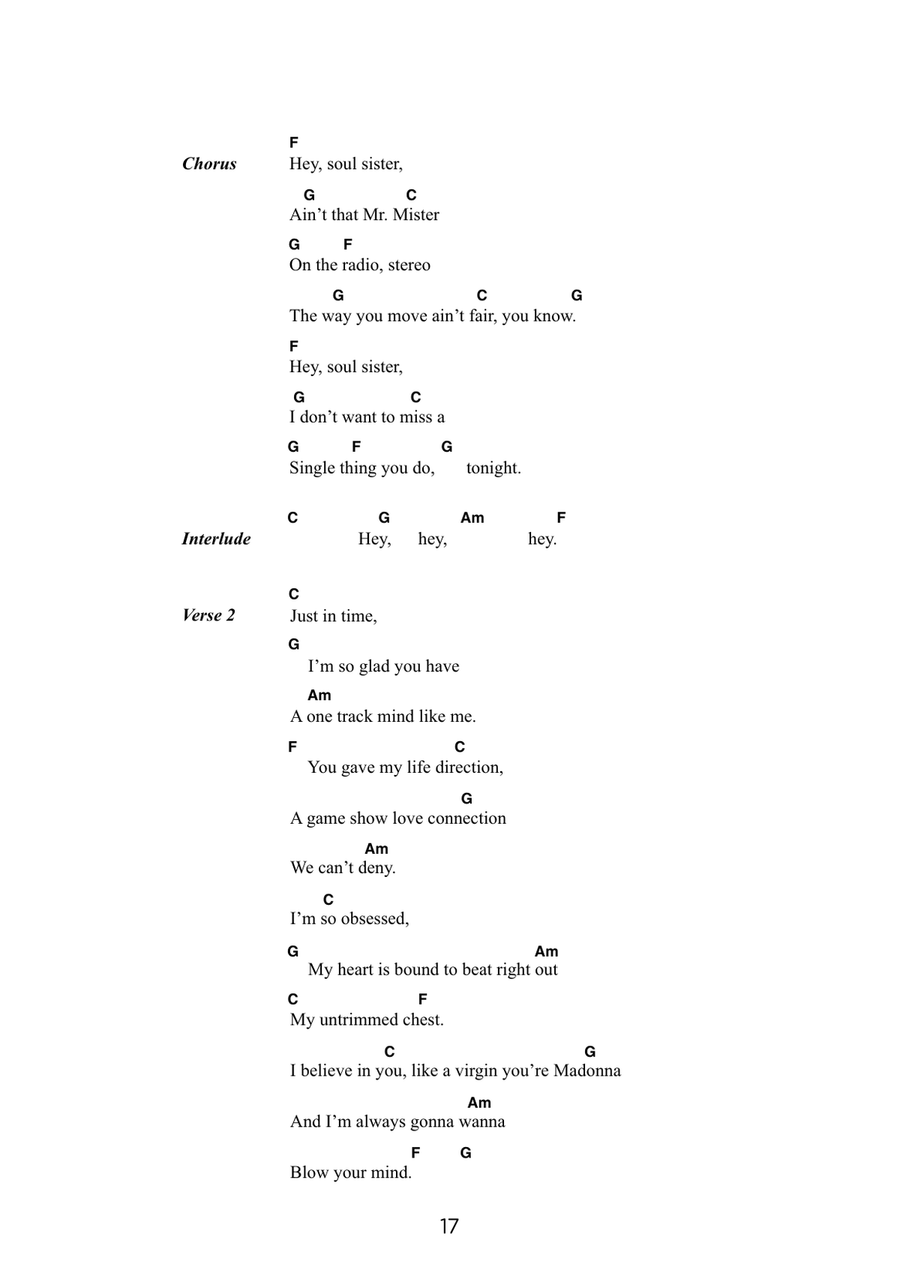 Hey, Soul Sister (arr. Elise Ecklund) Ukulele scores gallery preview page 2
