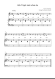 Alle Vögel sind schon da (All the Birds are there/ Spring Song)