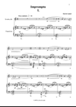 Impromptu for trumpet and piano mini preview
