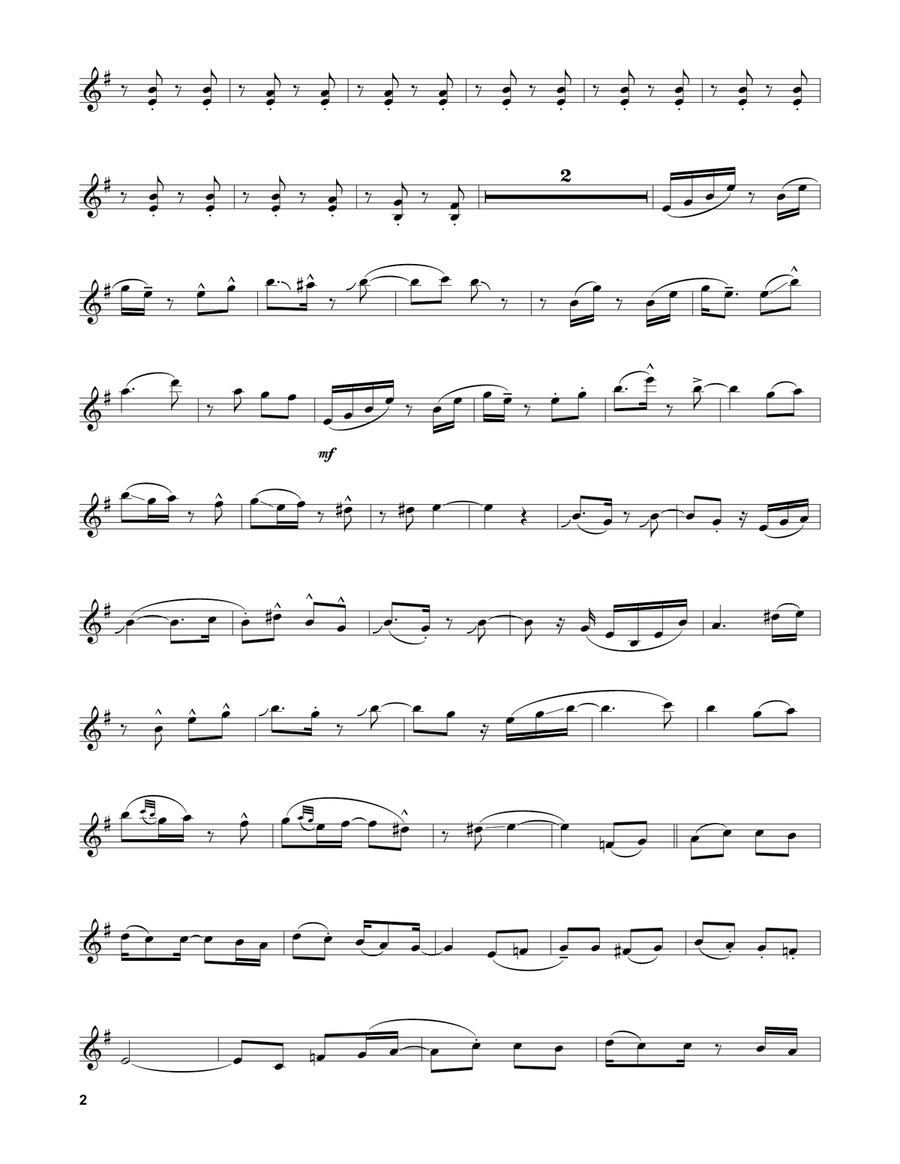 (There's No Place Like) Home For The Holidays Violin Solo scores gallery preview page 2