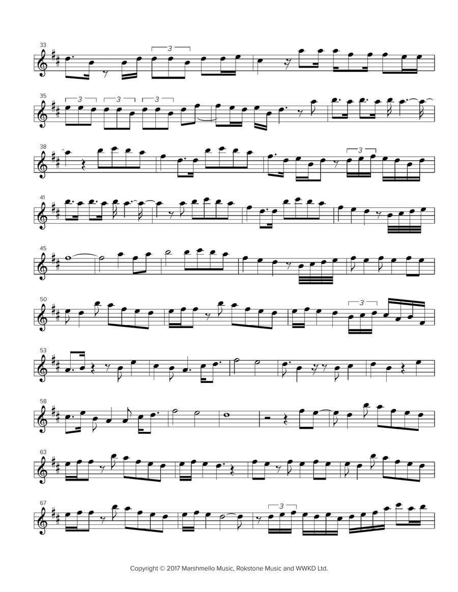Happier Happier Alto Saxophone scores gallery preview page 2