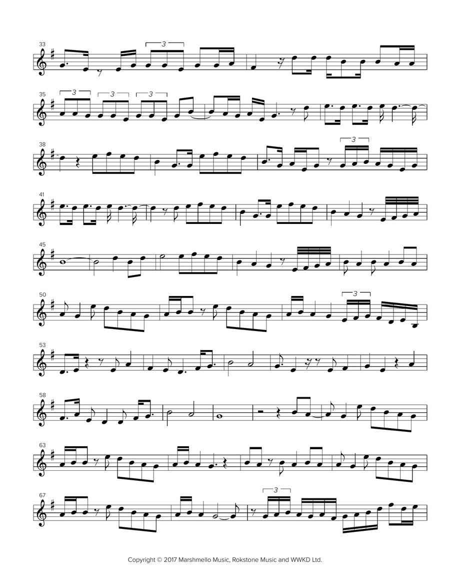 Happier Happier Soprano Saxophone scores gallery preview page 2