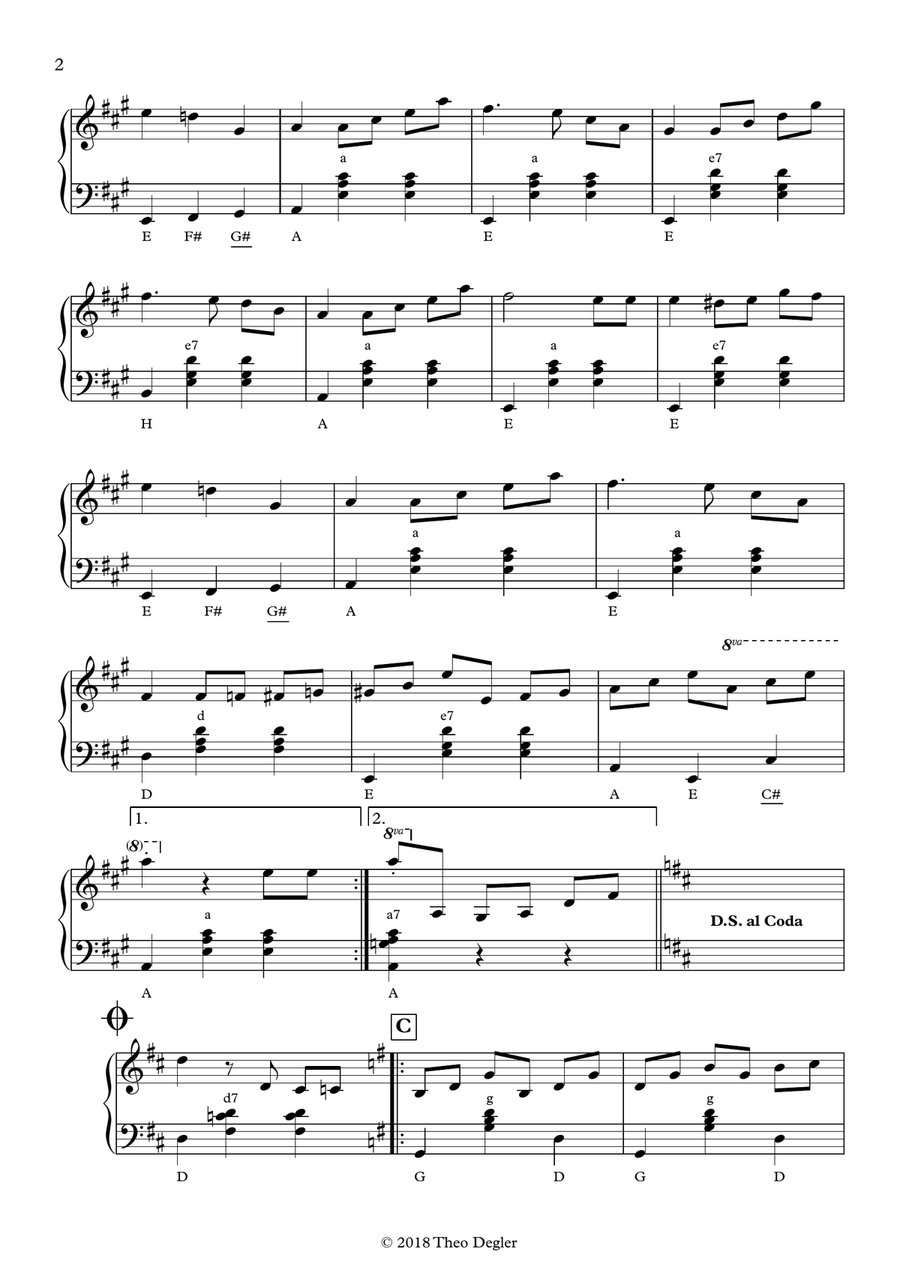 Ebenhausener Polka Ebenhausener Polka Accordion scores gallery preview page 2