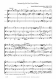 Sonata Op.34-3 for Four Violas