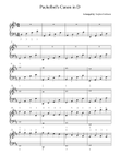 Pachelbel's Canon in D (easy piano)