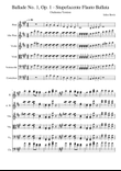 Ballad No. 1, Op. 1 - Stupefacente Flauto Ballata