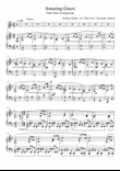 Amazing Grace, Piano