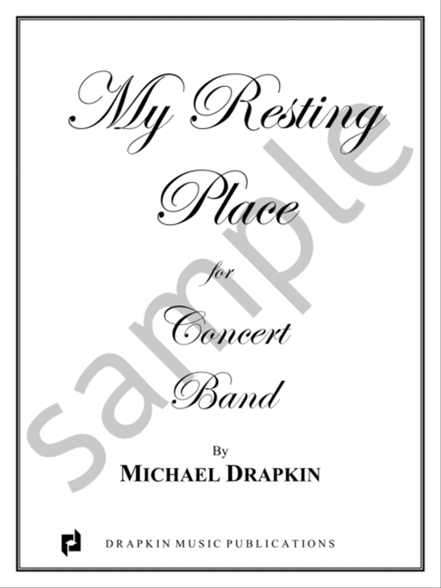 My Resting Place My Resting Place B-Flat Clarinet scores gallery preview page 3
