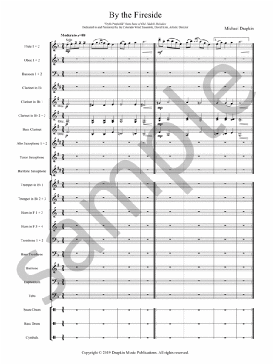 By the Fireside By the Fireside Bassoon scores gallery preview page 4