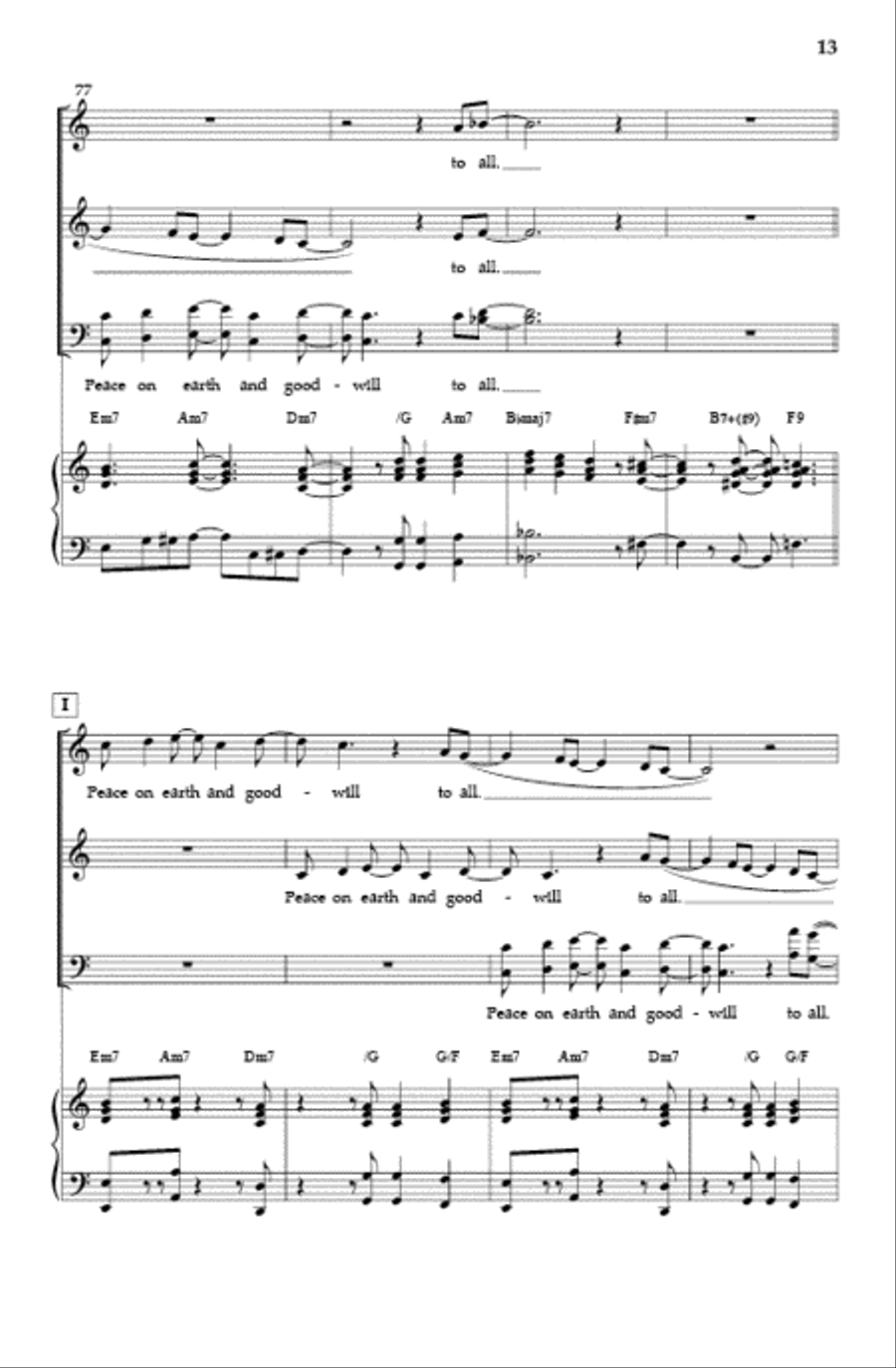 And Suddenly (SATB) And Suddenly (SATB) 4-Part scores gallery preview page 12