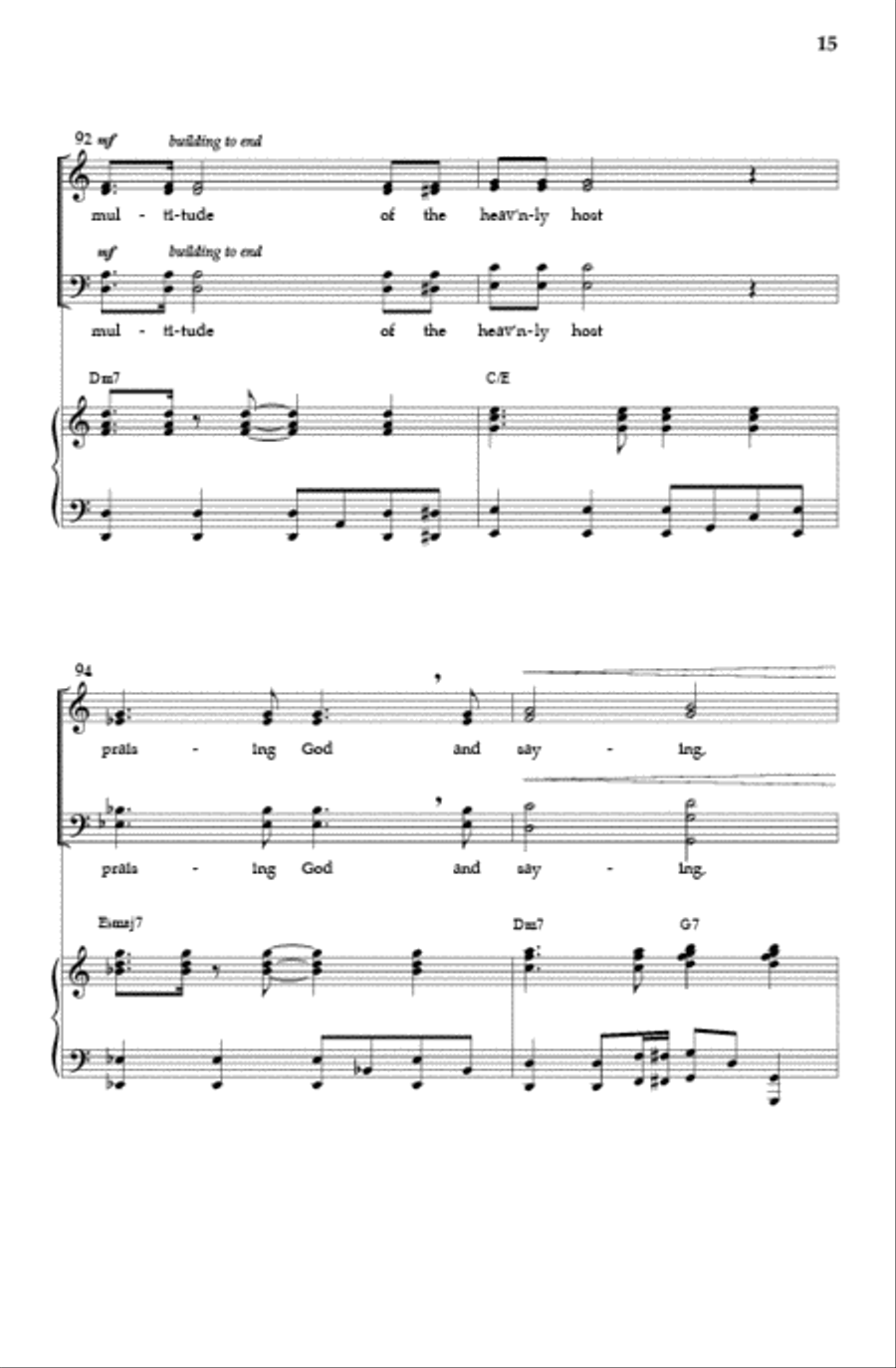 And Suddenly (SATB) And Suddenly (SATB) 4-Part scores gallery preview page 14
