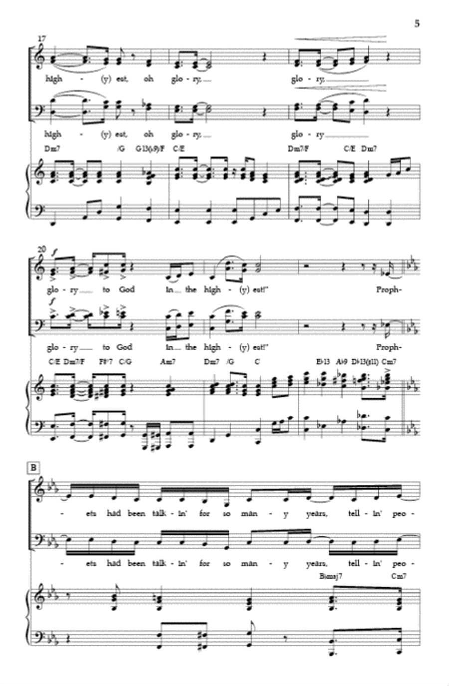 And Suddenly (SATB) And Suddenly (SATB) 4-Part scores gallery preview page 4