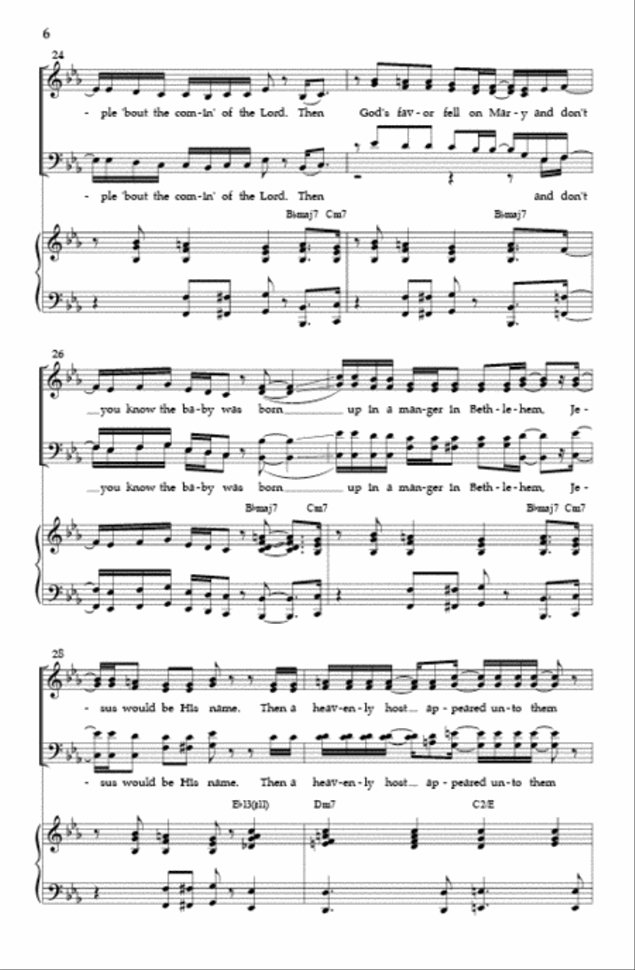 And Suddenly (SATB) And Suddenly (SATB) 4-Part scores gallery preview page 5