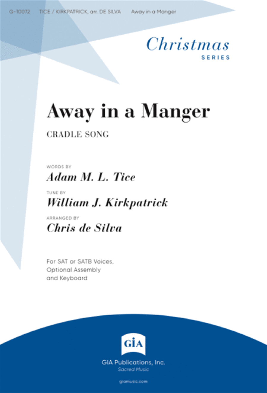 Away in a Manger Away in a Manger 4-Part scores gallery preview page 1