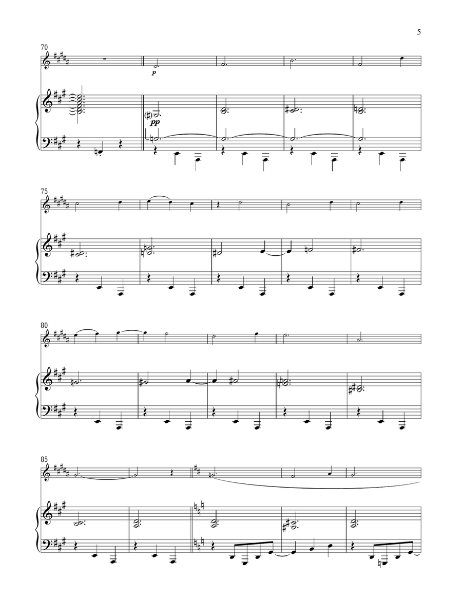 Night Waltz (from A Little Night Music) Trumpet Solo scores gallery preview page 5