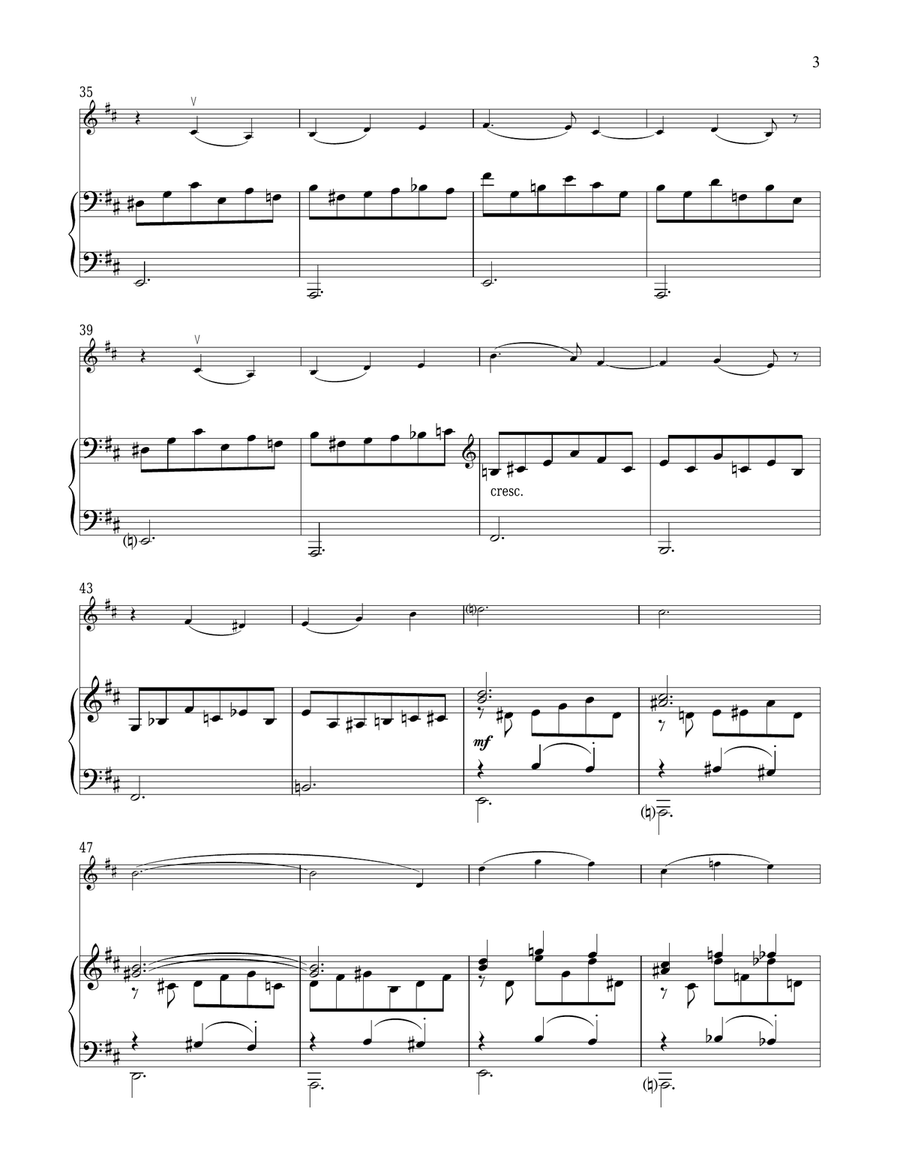 Night Waltz (from A Little Night Music) Violin Solo scores gallery preview page 3