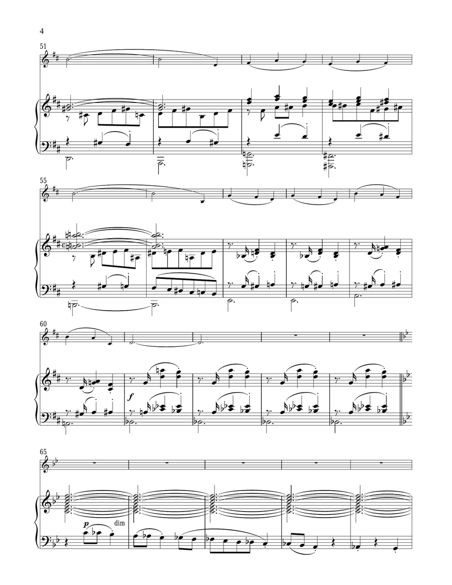 Night Waltz (from A Little Night Music) Violin Solo scores gallery preview page 4