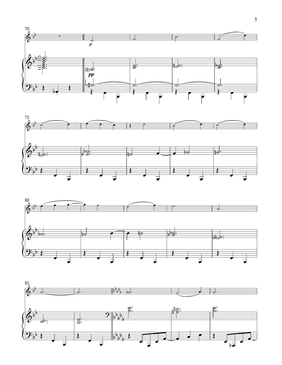 Night Waltz (from A Little Night Music) Violin Solo scores gallery preview page 5