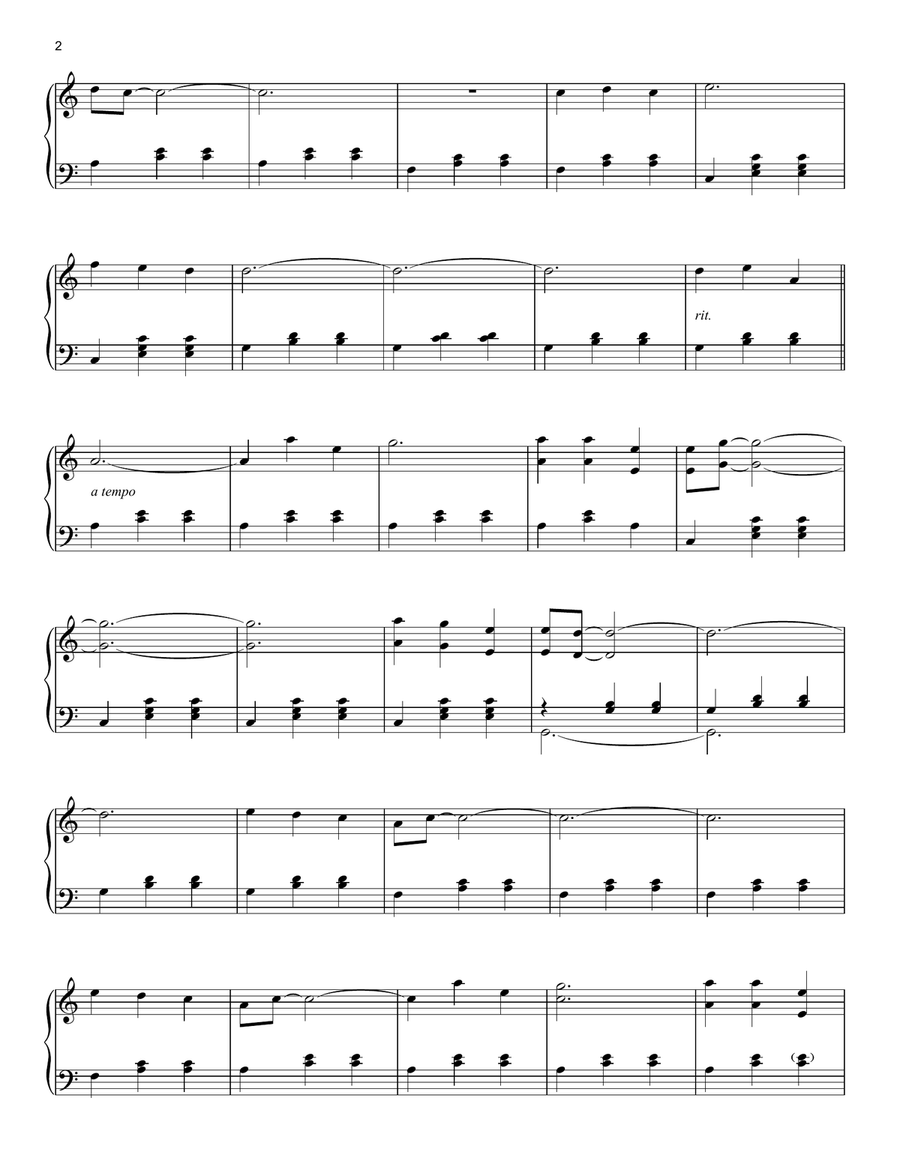 Faith's Song (arr. Laurence Love Greed) (from the TV series Keeping Faith) Piano Solo scores gallery preview page 2