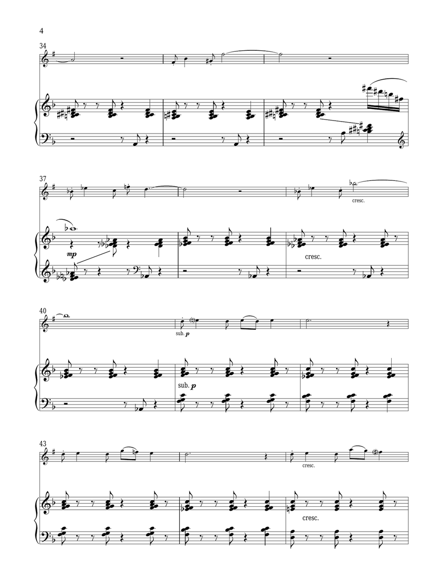 Everybody Says Don't (from Anyone Can Whistle) Trumpet Solo scores gallery preview page 4