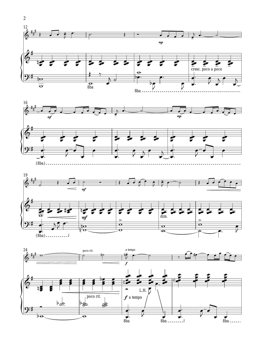 Sunday (from Sunday in the Park with George) Trumpet Solo scores gallery preview page 2