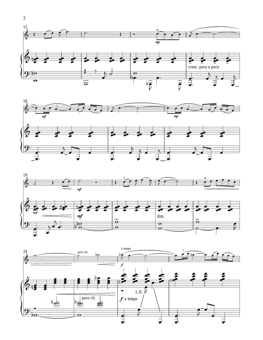 Sunday (from Sunday in the Park with George) Violin Solo scores gallery preview page 2