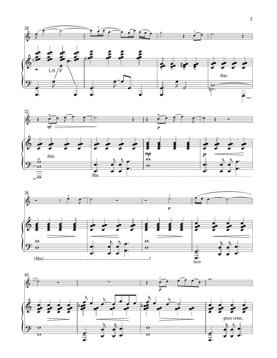 Sunday (from Sunday in the Park with George) Violin Solo scores gallery preview page 3
