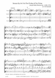Sonata Op.34-3 for Two Violins & Two Violas