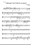 Golliwogg's Cakewalk - for Saxophone Quartet SATB