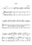 Largo (The New World), Antonin Dvorak, For Cello & Piano
