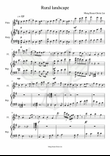 Rural landscape Flute and Harp duet