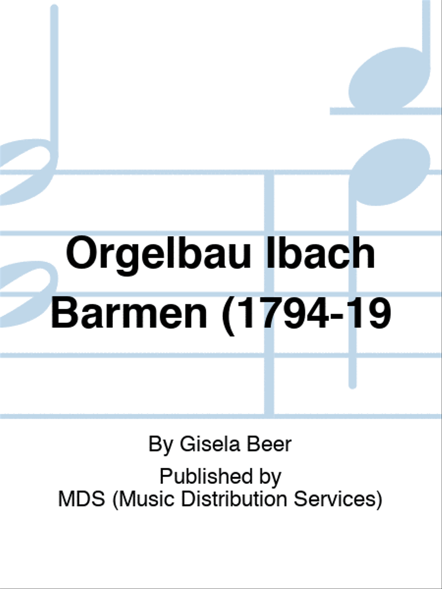 Orgelbau Ibach Barmen (1794-19 School and Community scores gallery preview page 1