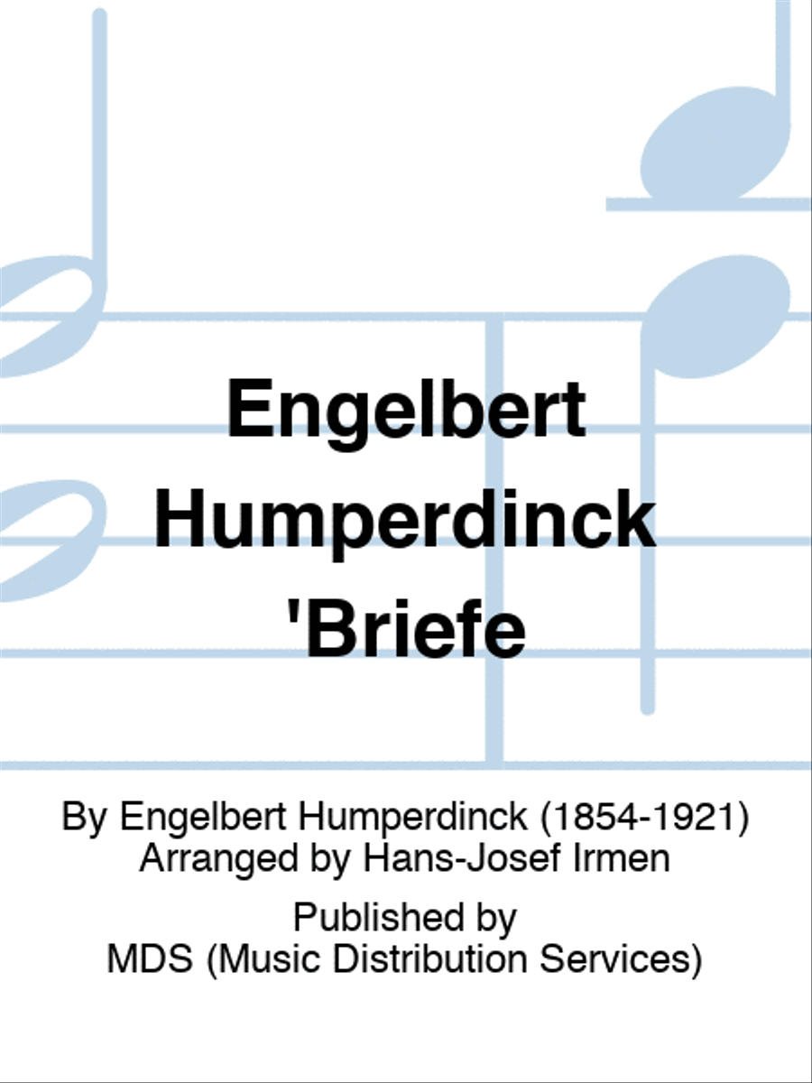 Engelbert Humperdinck 'Briefe School and Community scores gallery preview page 1