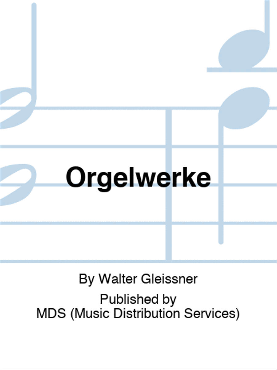 Orgelwerke CD scores gallery preview page 1