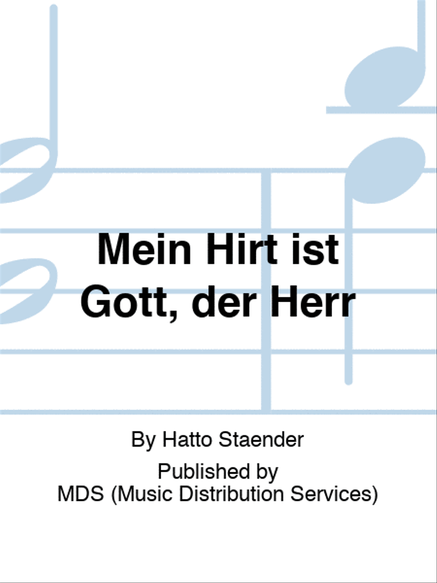 Mein Hirt ist Gott, der Herr 4-Part scores gallery preview page 1