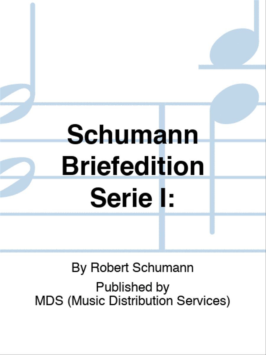 Schumann Briefedition Serie I: School and Community scores gallery preview page 1