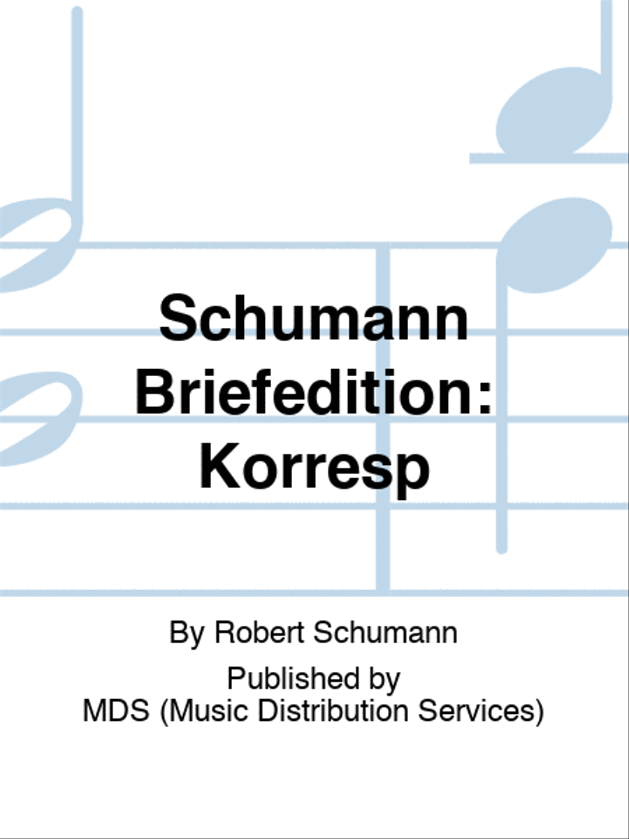 Schumann Briefedition: Korresp School and Community scores gallery preview page 1