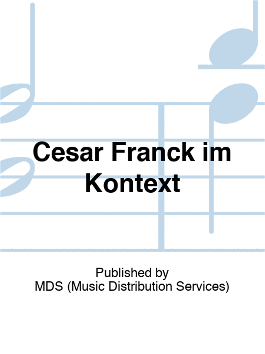 César Franck im Kontext School and Community scores gallery preview page 1